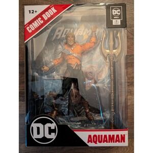 Mcfarlane DC Multiverse AQUALAD W/ AQUAMAN COMIC Page Punchers‎ 7" Action Figure